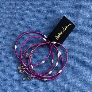 💖Cookie Lee Girls stretchable bracelet with charms💖